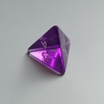 Gem Purple D4 4-Sided Polydice